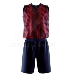 Conjunto de Uniforme de Voleibol Hecho en Pakistán, Material Suave y Transpirable con Números, Nombres y Colores Personalizados para Equipos Deportivos Escolares - Product Image 5