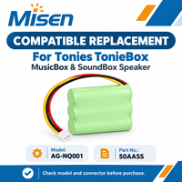 Batterie de remplacement rechargeable Ni-MH 3,6 V 2300 mAh pour MusicBox SoundBox Speaker Tonies TonieBox 50AA5S