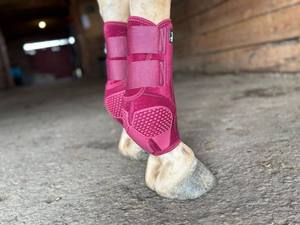 Protège-tendons d'extérieur en néoprène pour chevaux, protections de jambes, bottes amortissantes, lot de 4 pour pattes avant et arrière - Product Image 6