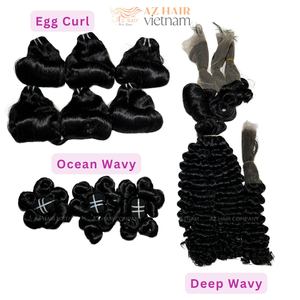 El mejor cabello Remy Pixie Curl del proveedor superior de Vietnam cutícula alineada 8-32 pulgadas de longitud completa sensación suave y cómoda - Product Image 5