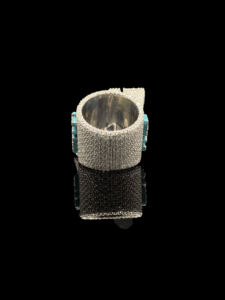 Bague Hip Hop en Or avec Moissanite - Product Image 3