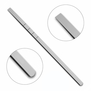 Osteotome nasal OEM Cottle courbé avec marquages de profondeur en acier inoxydable 18 cm pour chirurgie de rhinoplastie 2026 - Product Image 4