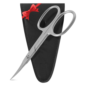 Tijeras de Manicura Profesionales de Acero Inoxidable Alemán de 3.5 Pulgadas con Punta Extra Fina y Cuchilla Afilada para Uso en Casa o Salón, Tijeras para Cutículas - Product Image 1