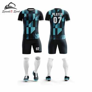 Tenues de football pour jeunes de qualité supérieure et uniformes de football personnalisés 100 % polyester pour hommes, logo personnalisé OEM ODM - Product Image 1