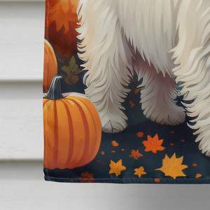 Large Multicolor Polyester Fall House <b>Flag</b> <b>for</b> Porch Sleeve <b>Pole</b> Decorative Yard Banner Artwork Westie Wall Hanging - Product Image 4