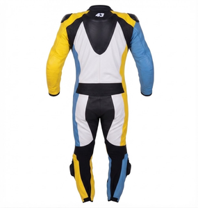 Combinaison de moto en cuir sur mesure de qualité supérieure MotoCP Racing 1 pièce, équipement de conduite avec bosse niveau 2 CE, fabriquée sur mesure - Product Image 2