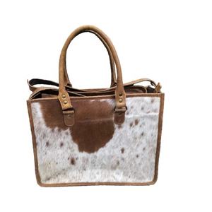 Sac à provisions en cuir et toile pour femme au meilleur prix Produit en cuir de haute qualité - Product Image 1
