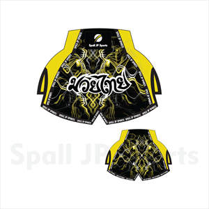 Pantalones Cortos de Muay Thai Profesionales Personalizados con Impresión por Transferencia de Calor, Duraderos, de Secado Rápido y Transpirables, Diseño OEM ODM, Unisex, Venta al Por Mayor - Product Image 3