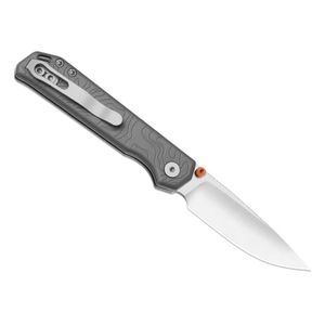 Couteaux pliants haute performance avec lame affûtée à revêtement foncé, manche ergonomique en tissu texturé et design compact pour la poche - Product Image 4