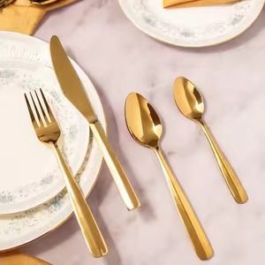 Juego de Cubiertos de Metal Contemporáneo, Juego de Cubiertos de Acero Inoxidable, Cuchara, Tenedor, Cuchillo, Juego de Cubiertos Elegantes para Mesa - Product Image 5