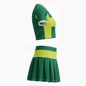 ชุดยูนิฟอร์มเชียร์ลีดเดอร์คุณภาพสูงสำหรับการแข่งขัน ออกแบบมาเพื่อความมั่นใจในการแสดงผลงานและการฝึกซ้อมในร่ม - Product Image 3