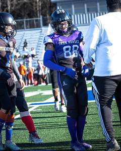 ชุดยูนิฟอร์มอเมริกันฟุตบอลคุณภาพสูงแบบสั่งทำสำหรับผู้ใหญ่ ระบายอากาศได้ดี แขนสั้น ชุดสีทีมพร้อมส่ง! - Product Image 6