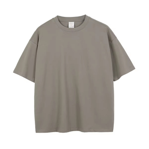 เสื้อยืดผู้ชายสำหรับเล่นกีฬาฤดูร้อน แขนสั้น คอกลม ผ้าฝ้าย ทรงหลวม สีพื้น ระบายอากาศได้ดี - Product Image 4