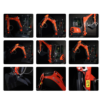 Matériel de construction Mini chenille expédition plus petite Super pelle hydraulique Construction excavatrices machines moteurs diesel