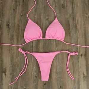 Ensemble de bikini pour femmes en polyester, nouveau style, en vente, service OEM, nouveau design, ensemble de bikini sexy pour adultes, bikinis et vêtements de plage - Product Image 6