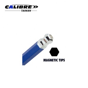 Jeu de clés Allen hexagonales magnétiques extra longues TAIWAN CALIBRE 9 pièces de 1,5 à 10 mm - Product Image 4