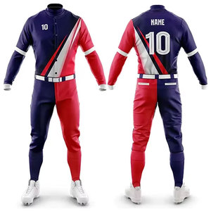 Uniformes de Béisbol Personalizados al por Mayor para Jóvenes, 100% Poliéster, Ropa Deportiva con Impresión por Sublimación, Precio Bajo, Conjuntos de Estilo Nuevo - Product Image 1