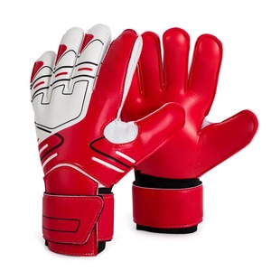 Football Goalkeeper Gloves Full Finger PU Leather Hook & Loop Adjustable Wrist <b>Strap</b> Non-Slip Breathable Unisex - Product Image 6