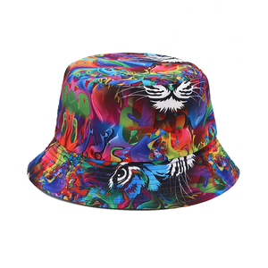 Chapeau Bob Léopard Marron Imprimé Animal, en Toile Premium Légère et Durable, Élégant et Décontracté - Product Image 4
