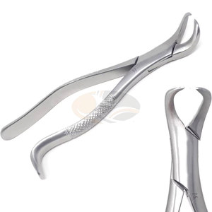 Pinzas de Extracción Dental de Acero Inoxidable, Tipo Alerón de Vaca, Fabricadas en Alemania # Kit de Extracción Dental Premium de 16 Piezas para Molares Inferiores 1er y 2do - Product Image 1