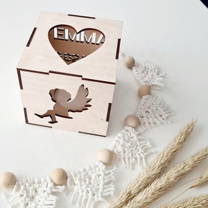 Boîte à lumière LED personnalisée Panneau mural en bois romantique pour les couples Cadeau de la Saint-Valentin - Product Image 4