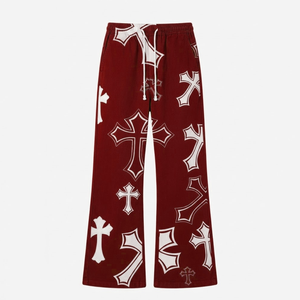 Collection 2027 Nouveau Design Prix Abordable Pantalon Évasé Femme en Satin Hiver ODM Coupe Classique Streetwear Taille Haute avec Cordon de Serrage - Product Image 1