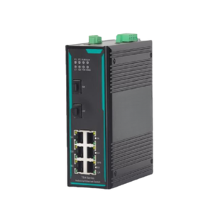 Switch Ethernet industriel TSN 8 ports Gigabit entièrement géré, à montage sur rail DIN, couche 2 - Product Image 1