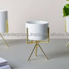 Jardinières en métal créatives en laiton antique de la meilleure qualité pour l'intérieur et l'extérieur à bas prix - Product Image 3