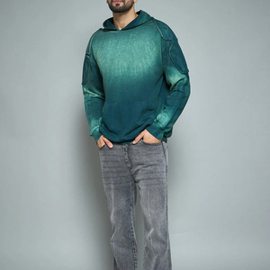 Sudadera con capucha estilo vintage para hombre, nuevo diseño, gruesa, cálida, de forro polar, holgada, para moda y uso casual. - Product Image 3