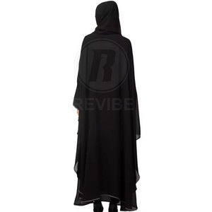 อาบายะห์ผู้หญิงแบบคลาสสิก ดีไซน์เรียบง่าย อาบายะห์ผู้หญิงเนื้อผ้านุ่ม สำหรับสวมใส่ทั่วไปและให้ความสบาย - Product Image 2