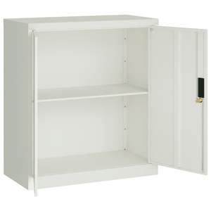Light Gray 31.1"x15.7"x35.4" Steel File Cabinet <b>Filing</b> Cabinets <b>Product</b> Category - Product Image 4