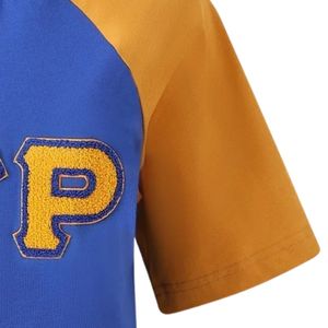 Chemise Raglan en Chenille Sigma Gamma Rho Bleu Or SGRho Premium avec Lettres Grecques – T-shirt Unisexe pour Femme - Product Image 3
