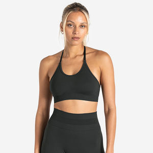 Ensemble de sport 1 pièce pour femme, nouveau design, personnalisé OEM, vente en gros, confortable, respirant, soutien-gorge de sport sans armatures à bonnets triangulaires - Product Image 1