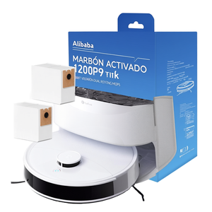 Robot Vacuum and <b>Mop</b> with 12000Pa Laser Navigation Dual <b>Rotating</b> <b>Mops</b> - Product Image 2