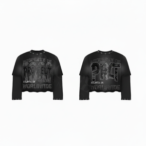 Camiseta Corta de Manga Corta para Hombre, 80% Algodón, 20% Poliéster, Diseño Personalizado al por Mayor, Impresión Digital, Estilo Hip Hop, Transpirable, de Felpa - Product Image 3