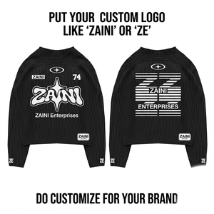Premium 280 GSM Rib Knit Short Sleeve Shirt Custom Logo Black Stretch Double Layer Formal O-Neck Collar Spandex/Cotton - Product Image 1