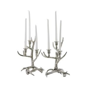 Décoration de Noël, chandelier de style antique, porte-bougie décoratif à 3 bras, fournitures pour événements, décoration de table, objets, fournisseur - Product Image 1