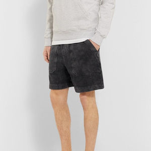 Pantalones Cortos de Felpa para Hombre, Estilo Vintage, Lavado Ácido, Secado Rápido, Talla 6XL, Estampado, Estilo Urbano, Efecto Desgastado, OEM - Product Image 1