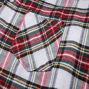 Camisa Ignífuga con Estampado a Cuadros FR, Ropa de Trabajo para Mecánicos, Camisas de Trabajo para Soldadura - Product Image 5