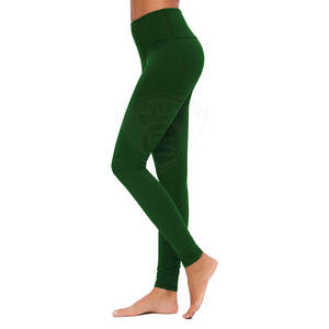 Leggings de yoga con cintura elástica para mujer, servicio OEM con MOQ bajo, leggings de yoga de alta calidad, ropa deportiva a precio económico. - Product Image 3