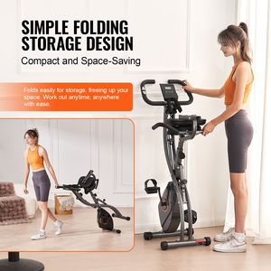 Bicicleta Estática Vertical para Ciclismo en Interiores con Resistencia Magnética Ajustable, Bicicleta Plegable para Ejercicio y Fitness para Uso en Gimnasio - Product Image 6