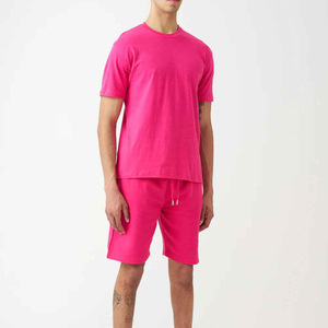 Basic Design Hot Weather Half Sleeved Men Summer T Shirt and Shorts Set Pakistan Two Piece Best Selling Short Set for Men - Product Image 3