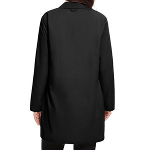 Blouse de laboratoire noire personnalisée pour femme, uniforme médical, taille adulte, vêtements de travail professionnels, vente en gros - Product Image 3