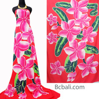 Pareo de Sarong hecho a mano, flor Tropical de diseño, ropa de moda de playa de Bali, surtido de colores aleatorios