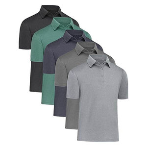 Camiseta de Manga Corta para Hombre, Color Azul, Blanco y Amarillo, Informal, Tejida, 100% Algodón, Transpirable, Corte Regular para Invierno - Product Image 5