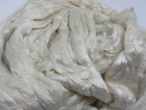 Natural Eri Silk Sliver Fiber for Hand Spinning Felting Weaving Yarn Making Textile Craft Supply - Product Image 3