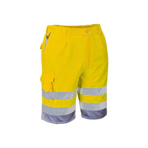 Pantalon de sécurité haute visibilité réfléchissant pour homme, vêtement de travail extérieur, avec LED clignotante, respirant, résistant aux acides, imperméable, poches en microfibre - Product Image 4