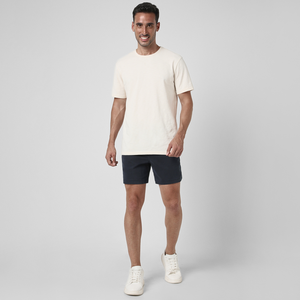 Pantalones cortos de hombre 100% algodón de alta calidad al por mayor, manga corta, cuello redondo, personalizados con estampado, para venta en línea - Product Image 4