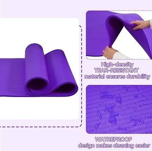 Esterilla de Yoga, Esterillas de Ejercicio de 8 mm de Grosor, Antideslizantes, de Alta Densidad, Ecológicas, para Yoga, Pilates, de ROYAL SPORTS - Product Image 3