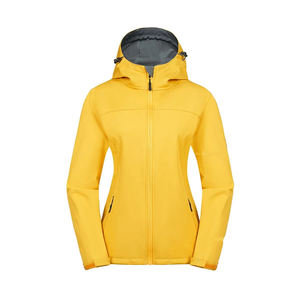 ผู้ผลิตเสื้อผ้าเดินป่าสำหรับผู้ชายขายส่ง เสื้อแจ็คเก็ตกันน้ำคุณภาพพรีเมียมสำหรับกิจกรรมกลางแจ้ง บุขนแกะ กันลม ซิปแบบซอฟต์เชลล์ - Product Image 4